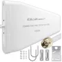 Antena 4G/5G LTE exterior QOLTEC 9 dBi, conector fêmea N, cabo de 3 m
