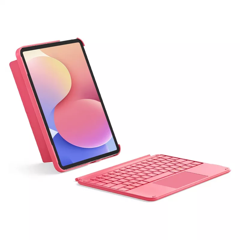 Capa com teclado e touchpad Inateck KB04122 para iPad 11 polegadas/Air, QWERTZ, vermelho