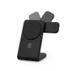 Carregador de interior Crong CRG-MSPS-BLK para smartwatch preto Lightning USB sem fios
