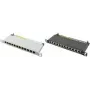 LogiLink - Patch panel - montagem em rack - RJ-45 X 12 - cinzento claro, RAL 7035 - 0,5U - 25,4 cm (10)
