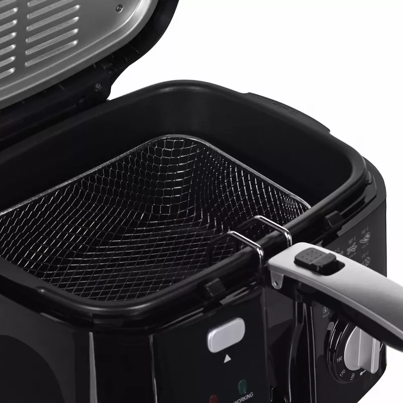 Fritadeira Mesko Home MS 4908 single 2,5 L 1800 W preta cinzenta