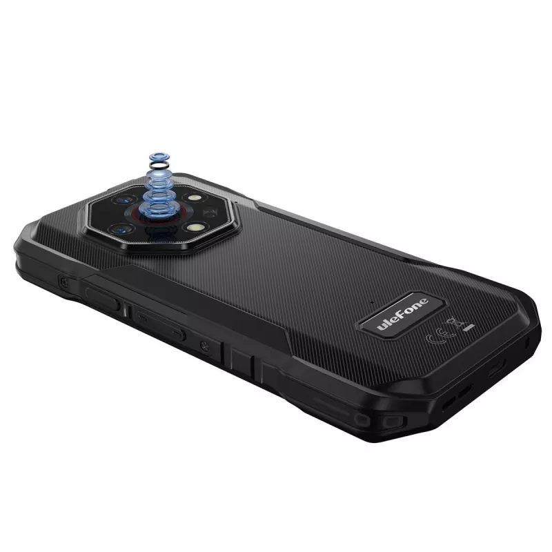 Ulefone Armor X32 Pro 5G smartphone, 5,65 polegadas, 8 GB RAM, 256 GB, IP69K, Android 14, Future Black