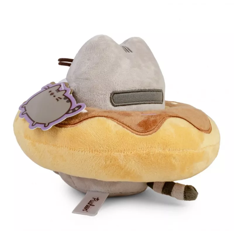 Mascote Pusheen in a Chocolate Donut