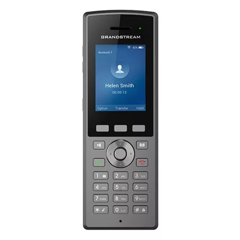 Telefone IP Grandstream Networks WP825 antracite 2 linhas LCD Wi-Fi