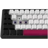 LORGAR KBP70MW, Teclado de gaming mecânico sem fios 65% Pro, preto/vermelho, layout EN