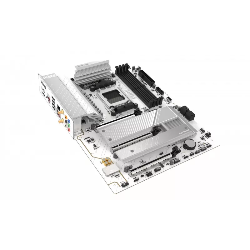 Placa principal Sapphire PURE B850A WIFI7, AMD B850, Socket AM5, ATX, DDR5
