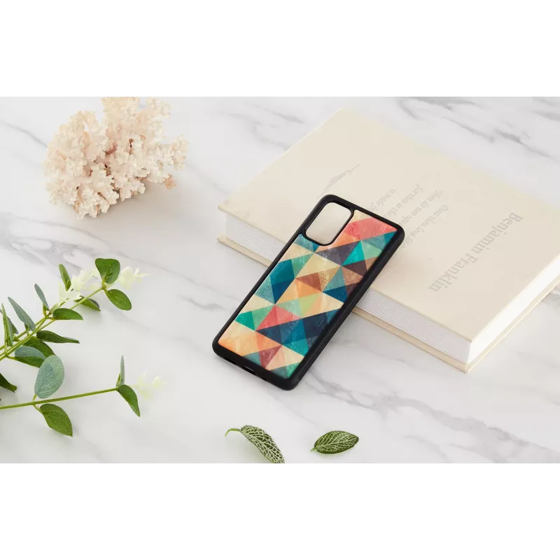 Capa de proteção iKins para Samsung Galaxy S20+ Mosaico preto