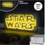 Luz de néon LED Paladone Star Wars design PP13123SW — letreiro LED decorativo para parede ou prateleira