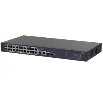 Dahua Technology CS4228-24GT-375 Managed L2 Gigabit Ethernet (10/100/1000) Power over Ethernet (PoE) preto