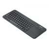 Teclado sem fios com touch Logitech K400 Plus - teclado - sem fios - 2,4 GHz - Checo - preto