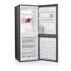 Combinado MPM MPM-215-KB-39/E — 215 l, congelador em baixo, Dark Inox, portas reversíveis, iluminação LED