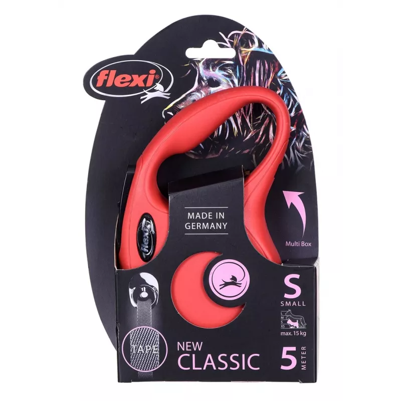 Trela retrátil FLEXI new Classic S - 5 m