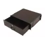 Prateleira para teclado e gaveta para documentos Digitus para armários de 483 mm (19)