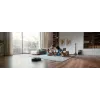 Aspirador robô Eufy E20 preto — redondo, base com saco de pó, 150 minutos de autonomia, 35 cm de diâmetro