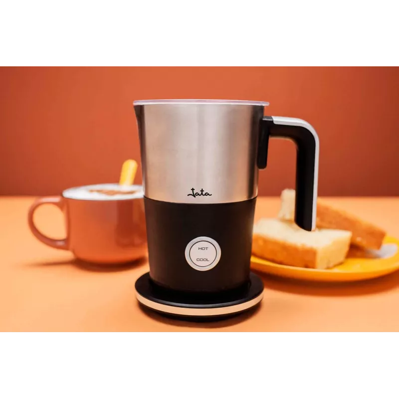 Espumador de leite automático JATA JECL1900 preto aço inoxidável 150ml 550W