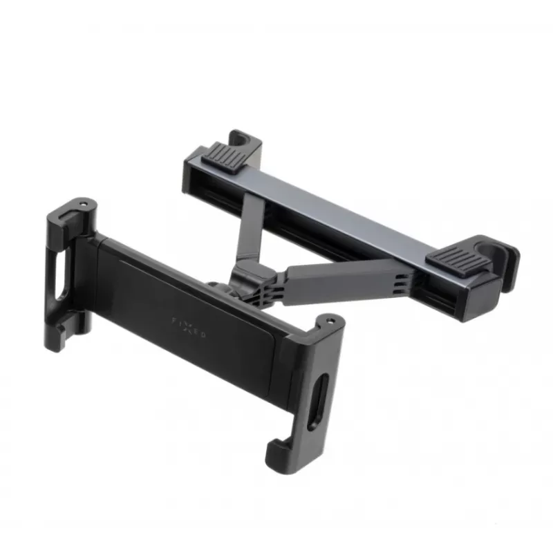 Suporte para tablet FIXED PASSENGER Max — alumínio e plástico, cinzento sideral, suporte fixo para bancos de passageiro