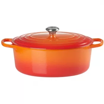 Assadeira oval Le Creuset Signature 31 cm cor de forno vermelho (21178310902430)
