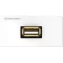 Módulo de clique para montagem na parede Kindermann Design USB 1 módulo branco RAL 9010
