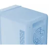 Mini-frigorífico com espelho de maquilhagem LED Elle 4 L azul — frigorífico pessoal para cosméticos