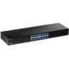 TRENDnet TEG S17 - switch - 16 x 10/100/1000 - montagem em rack