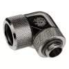 Adaptador 90° BitsPower Advanced Multi-Link G1/4 polegadas macho para tubo rígido 16 mm AD, rotativo
