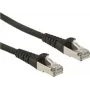 Roline - Cabo de rede - RJ-45 (M) para RJ-45 (M) - 1,5 m - SFTP - CAT 6a - preto