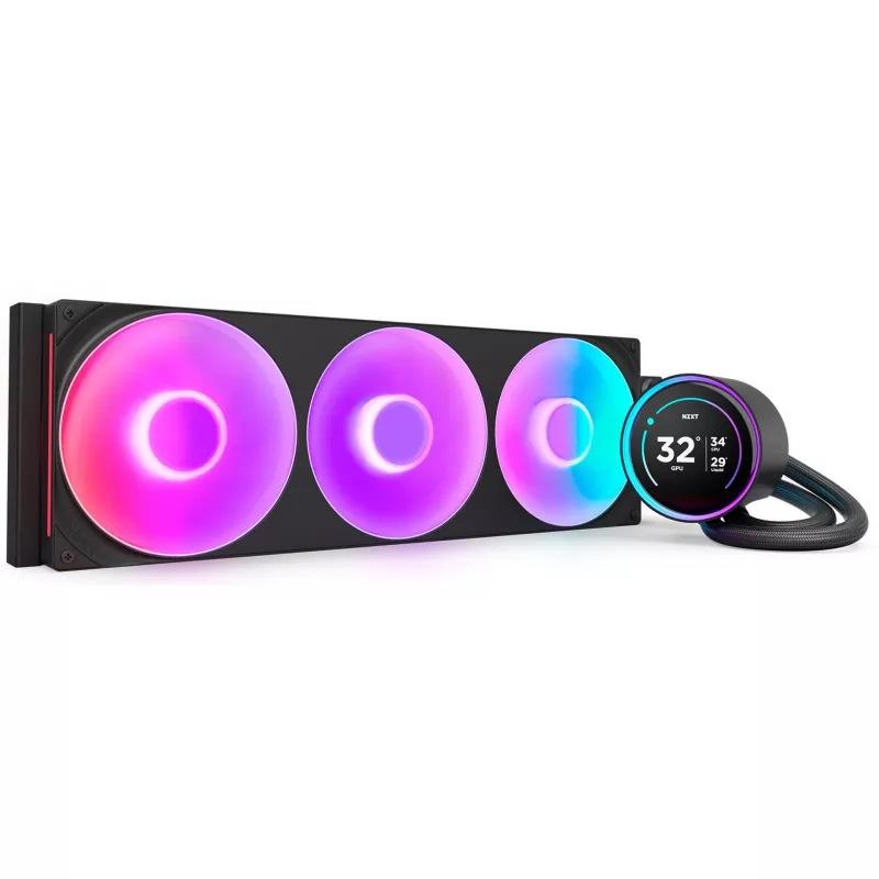 Kraken Elite 420 RGB 420 mm, refrigeração líquida preto