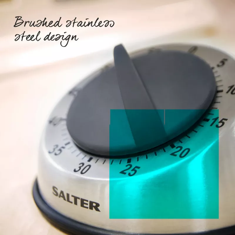 Temporizador de cozinha mecânico Salter 338 SSBKXR15