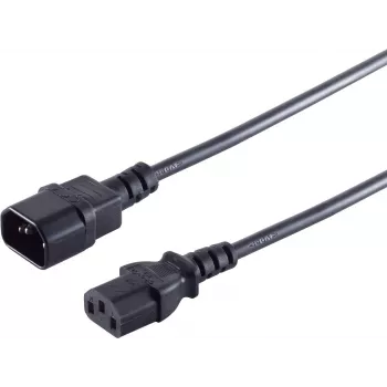 Cabo de alimentação preto 1 m S/CONN 60009-1.0