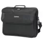Mala para portátil Manhattan Cambridge 17,3 polegadas, design Clamshell, preto, LOW COST, compartimento para acessórios, compartimento para documentos na parte traseira, alça de ombro (amovível), compatível com Targus CN418EU, mala para portátil, três anos de garantia
