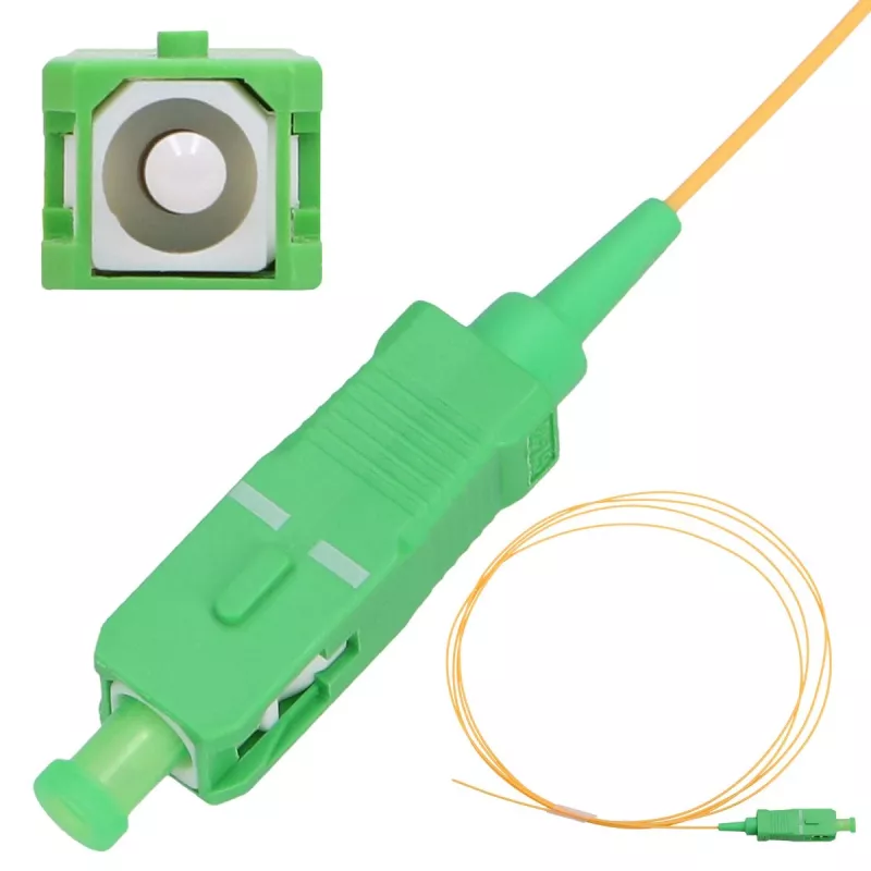 Pigtail SC/APC monomodo Extralink G.657.A1 900µm FTTH 1,5 m Easy strip
