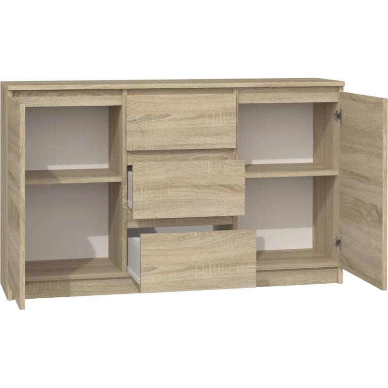 Cómoda Topeshop 2D3S DĄB SONOMA