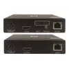 Eaton Tripp Lite Series Kit extensor USB-C para HDMI sobre Cat6 com suporte KVM, 4K 60Hz, 4:4:4, transmissor/receptor, USB, PoC, HDCP 2.2, até 70 m, TAA - Extensão para vídeo
