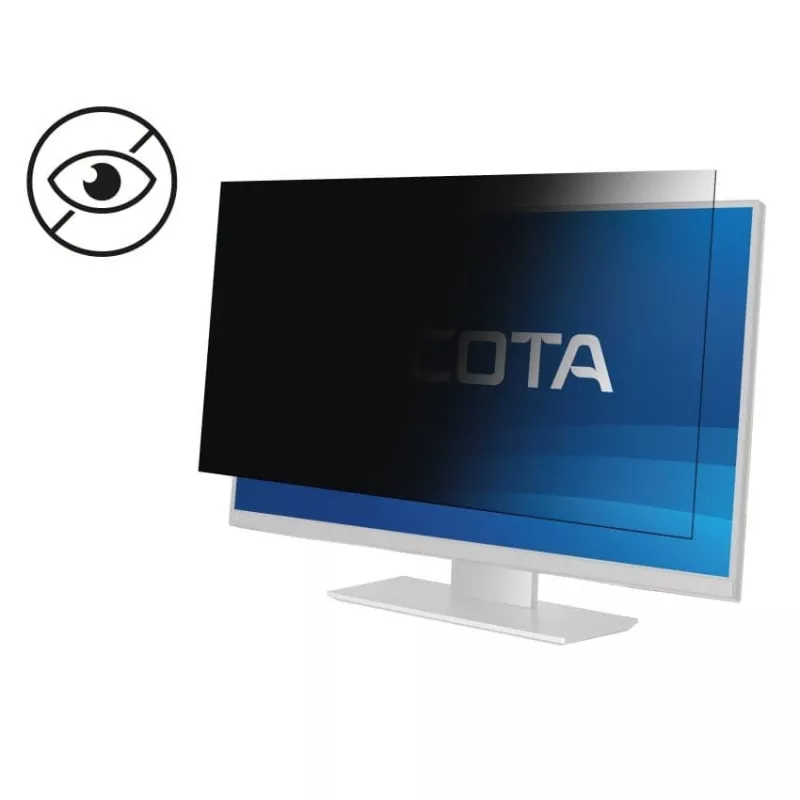 Dicota - filtro de privacidade para ecrãs - 2 vias - removível - magnético - preto - para Dell P2422H, P2422HA, P2422HE (D80271-2MG)