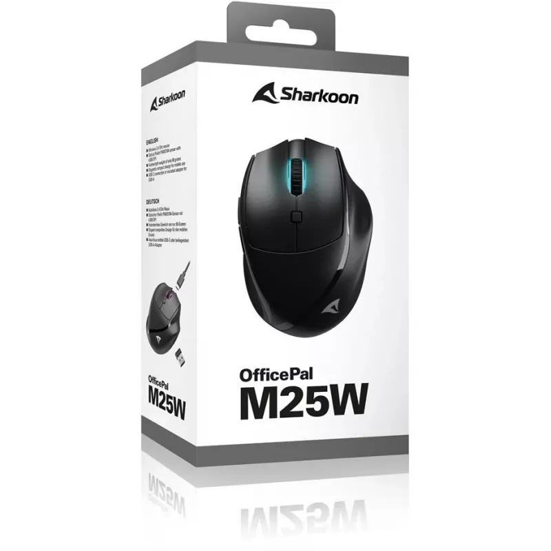Sharkoon OfficePal M25W preto