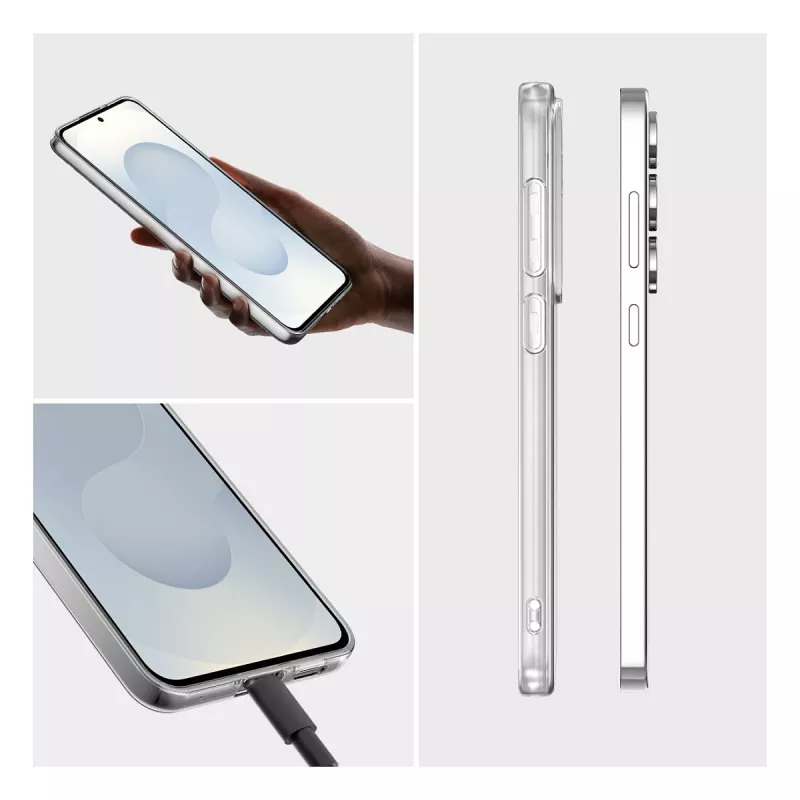 Conjunto de proteção 360° 4smarts para Samsung Galaxy S25 FE (4S541684)