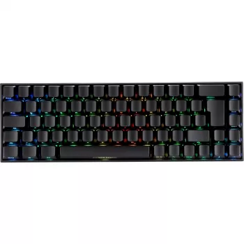 Deltaco GAM-100-DE - 65% - USB + Bluetooth - switch mecânico - QWERTZ - LED RGB - preto