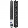 Proteção contra sobretensões Qoltec 50113 preto 8 saídas AC 230 V 1,8 m