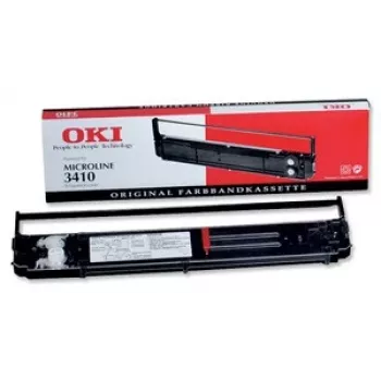 Fita de tecido Oki Microline 3410 preta 09002308 OK3410
