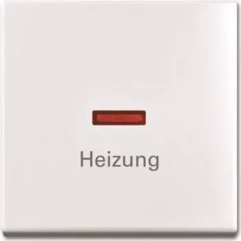 BUSCH JAEGER 1789 H-914 Tecla com inscrição branco alpino