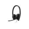 Auscultadores/headset Lenovo 4XD1P83425 com fio, arco de cabeça, chamadas/música, USB Type-A, preto