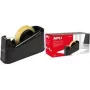 Dispensador de fita agipa 13741 – caixa em ABS preto, para fita até 25 mm × 66 m