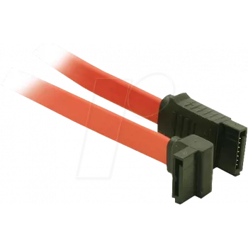 Cabo SATA ShiverPeaks AK SATA 03 LG 30 cm angular – cabo de dados interno, ficha em ângulo reto