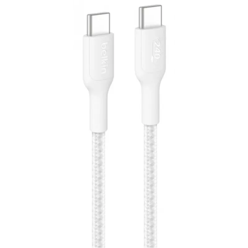 Cabo USB Belkin BoostCharge Pro 2m USB C branco