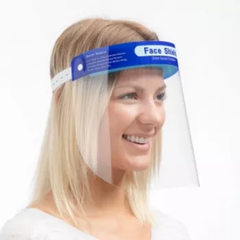 Viseira de proteção máscara de isolamento visor transparente antiembaciamento modelo