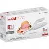 Faca elétrica CLATRONIC EM 3062, cortador de alimentos manual, branco, lâminas de aço inoxidável, 160 W