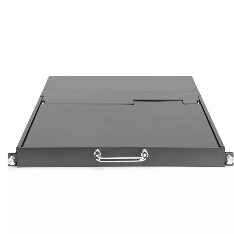 Consola KVM Digitus 17 polegadas HD LCD 8 portas VGA teclado alemão