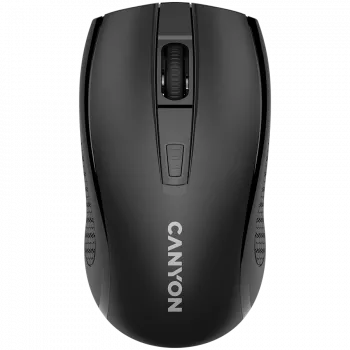 Rato sem fios CANYON MW-7, 2,4 GHz, 6 botões, DPI 800/1200/1600, com 1 pilha AA, tamanho 110*60*37 mm, 58 g, preto