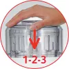Tefal DPA 130 LA MOULINETTE 1000 1000 W Transparente, Branco