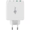 Goobay 64818 carregador para dispositivos móveis auscultadores - portátil - smartphone branco AC carregamento rápido interior (64818)